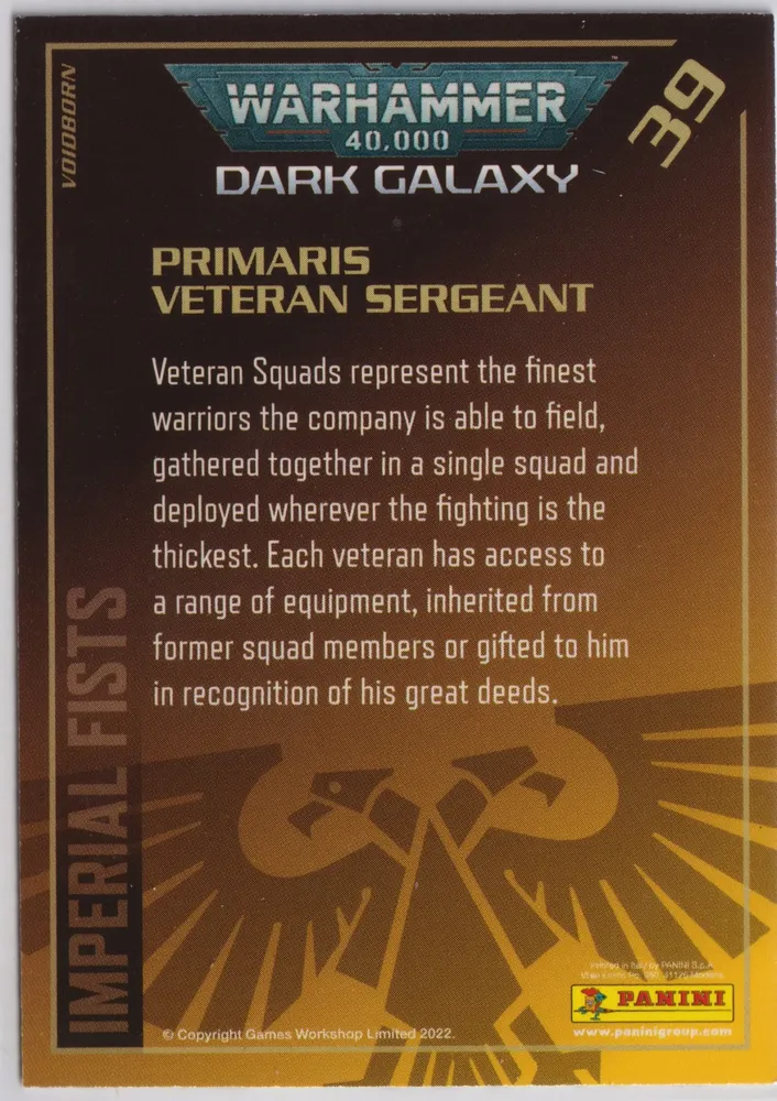 Primaris Veteran Sergeant: VB-039 view 2