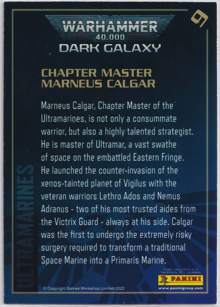 Marneus Calgar: INF-009 view 2