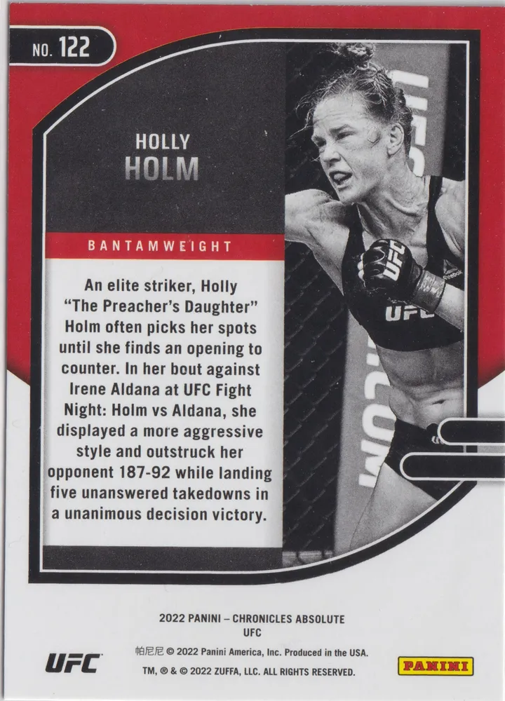 Holly Holm: UFC-122 view 2