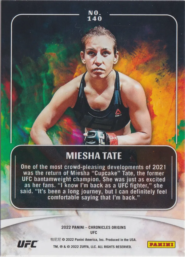 Miesha Tate: UFC-140 view 2