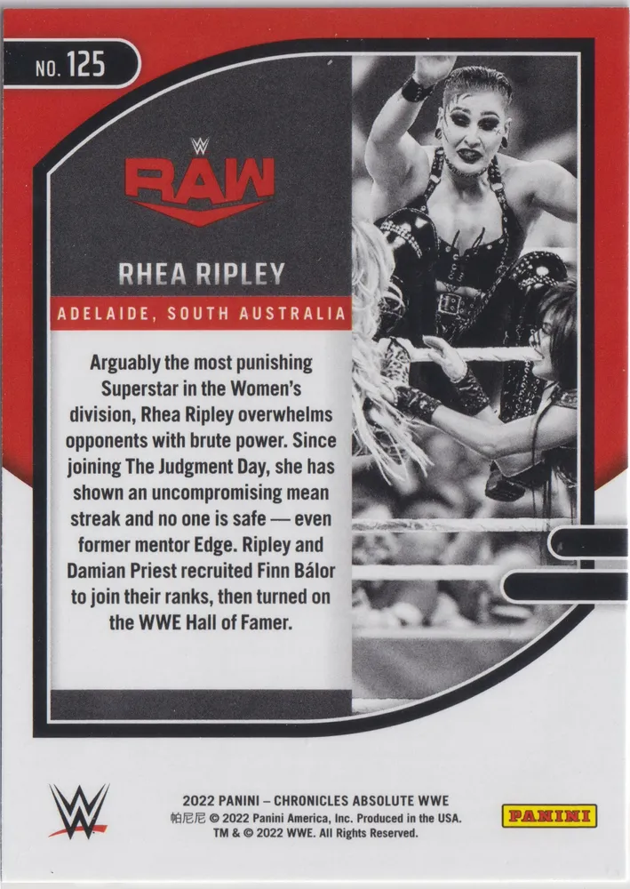 Rhea Ripley: WWE-125 view 2