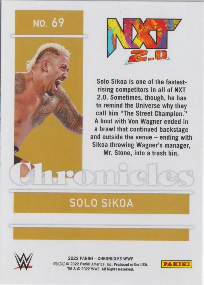 Solo Sikoa: WWE-069 view 2