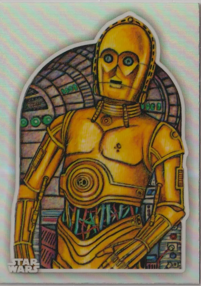 Star Wars Chrome 2023: Return of the Jedi 40th C-3PO: SWC23-RJ-3