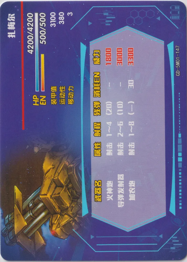 YMS-16M Xamel: GD-5M01-147 view 2