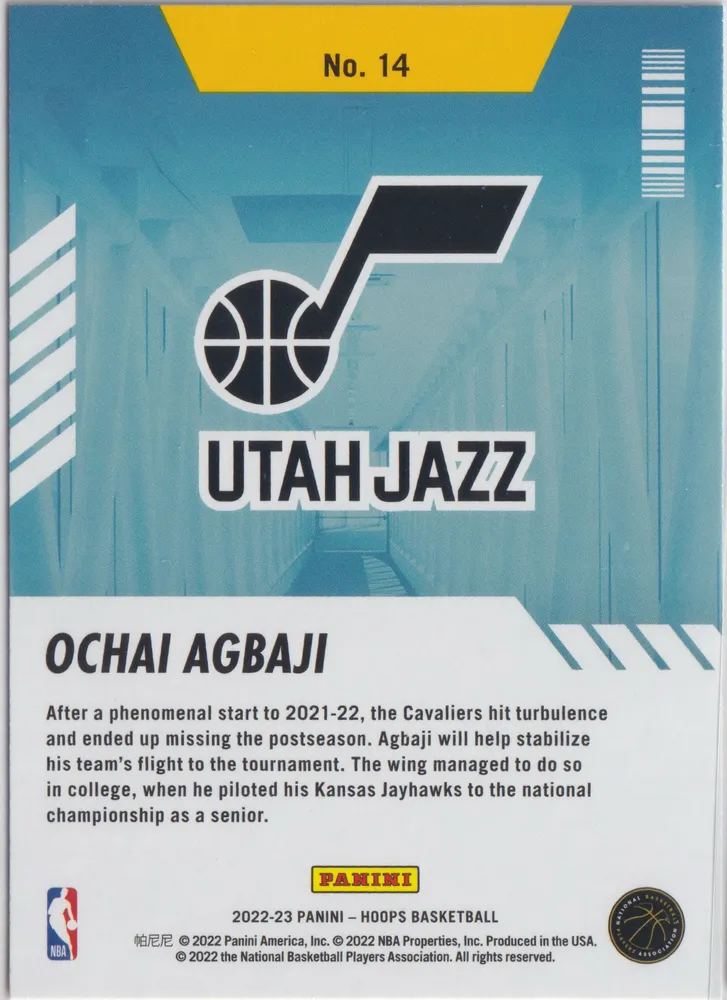Panini Hoops: Ochai Agbaji view 2