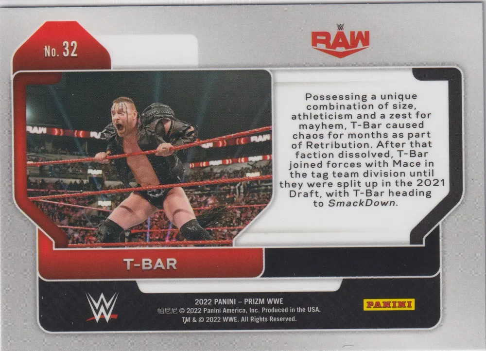 WWE Prizm, T-Bar: WWE-PZM-TBar view 2