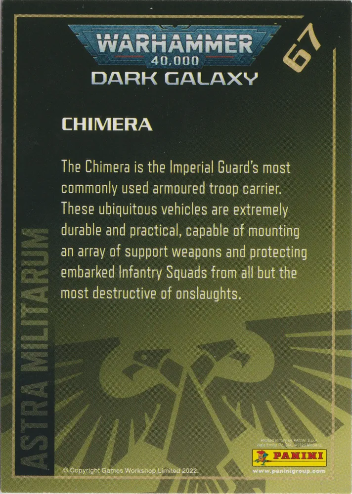 Warhammer 40k Dark Galaxy, Chimera: OW-067 view 2