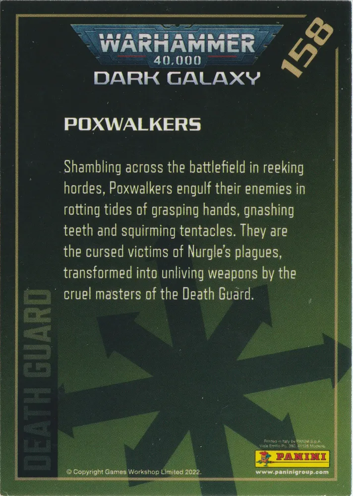 Warhammer 40k Dark Galaxy, Poxwalkers: OW-158 view 2