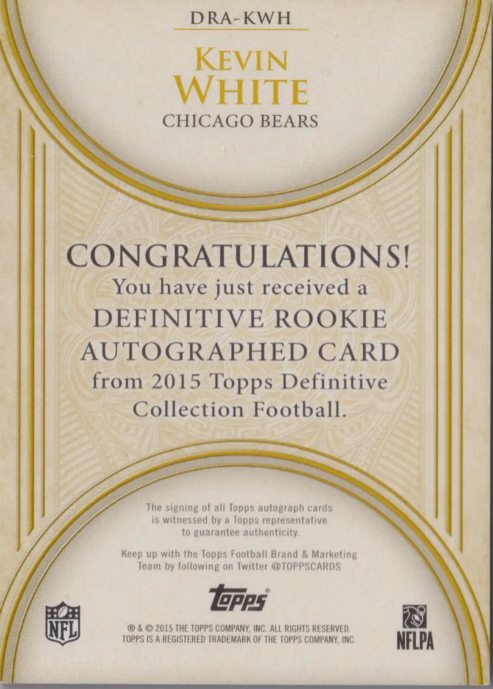 Definitive Football 2015, Kevin White: DRA-KWH view 2