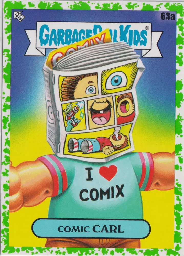 GPK Bookworms, Comic Carl: 63a