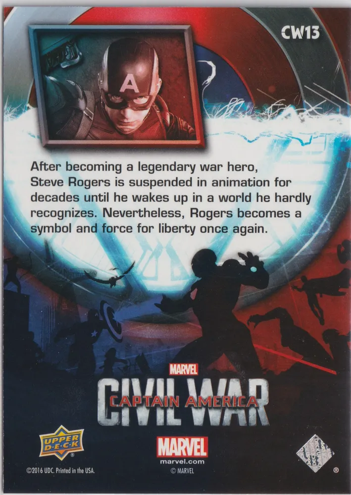 Marvel Civil War, Captain America: CW13 view 2