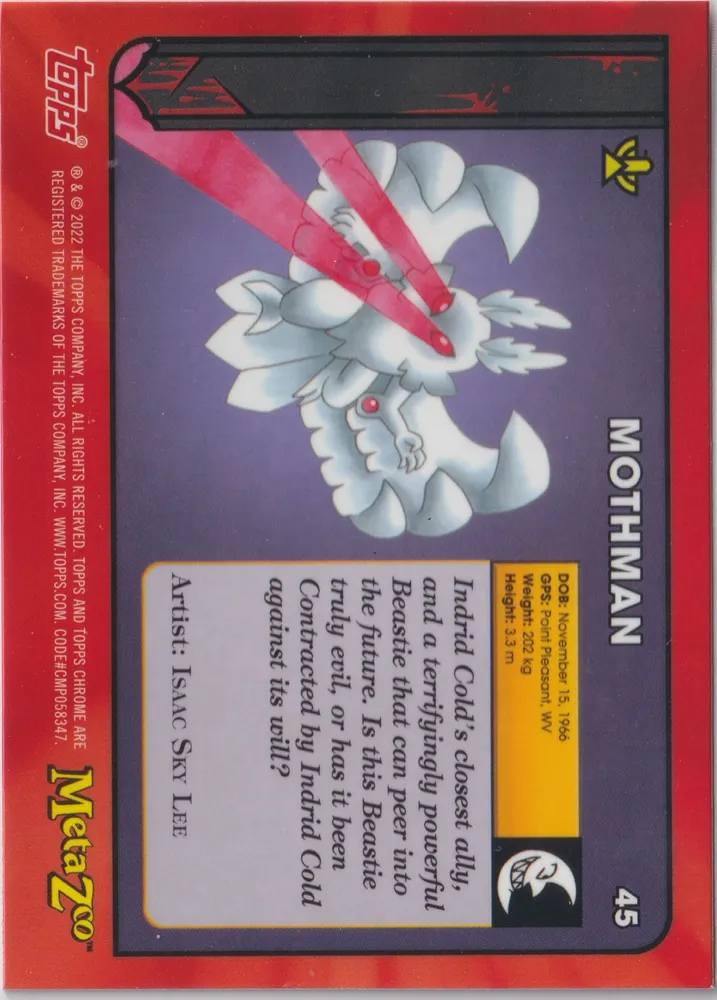 Metazoo Chrome, Mothman: 45 view 2