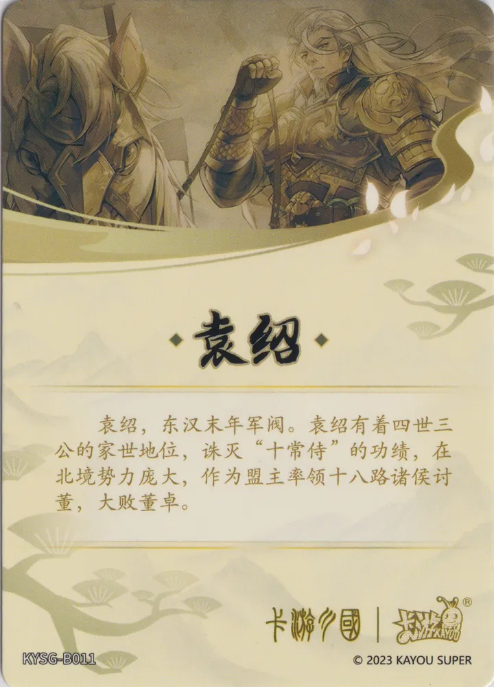 Kayou, The Three Kingdoms: KYSG-B011 view 2