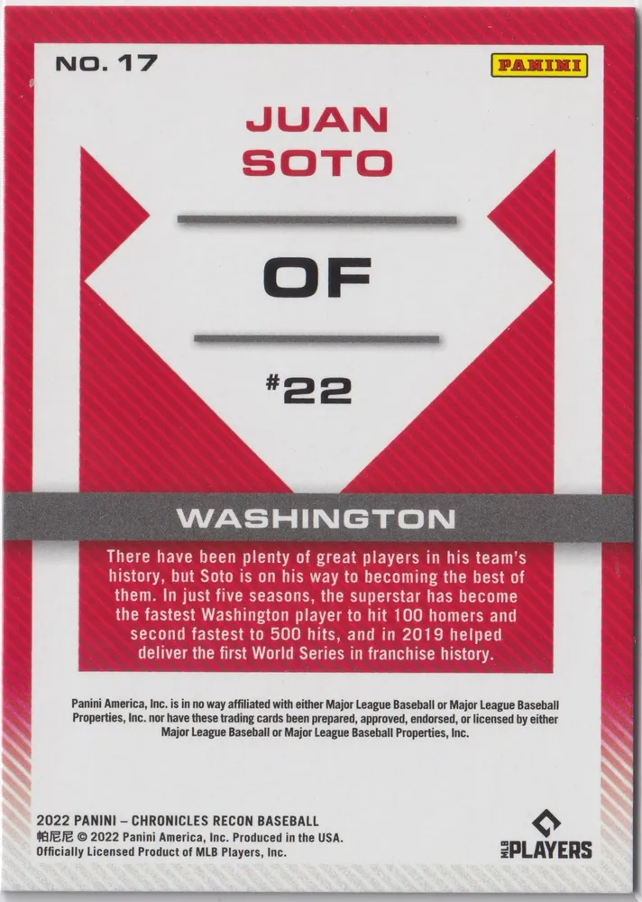 Chronicles: Juan Soto, card 17 view 2