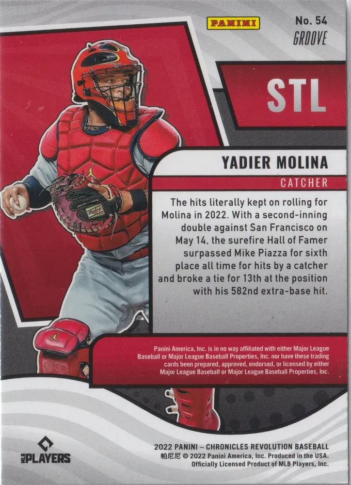 Chronicles: Yadier Molina, card 54 view 2