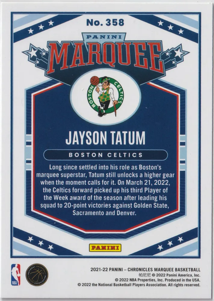 NBA Chronicles 458: Jason Tatum view 2