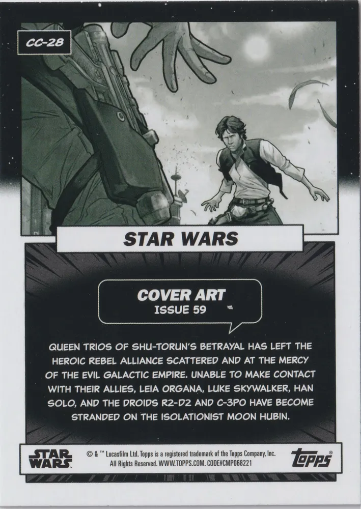 Star Wars Flagship 2023: Han Solo card CC-28 view 2