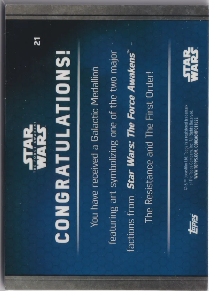 The Force Awakens: FA2-MED-21 view 2