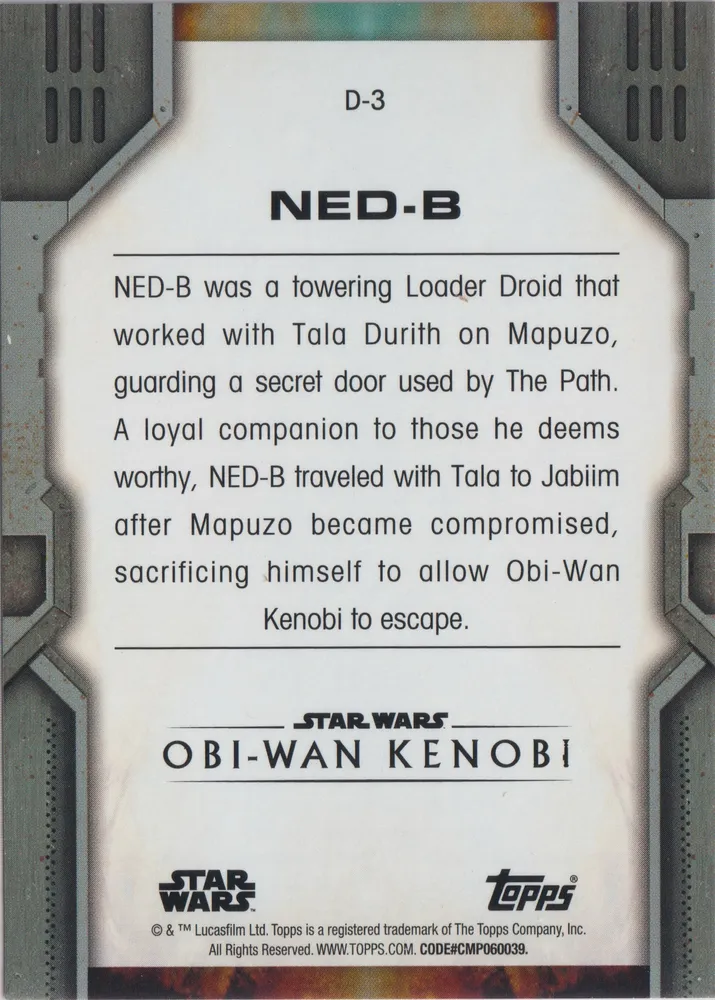 Obi-Wan: OBI-D-3 view 2