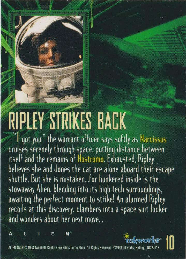 Alien Legacy: Ripley Strikes Back - Card 10 view 2