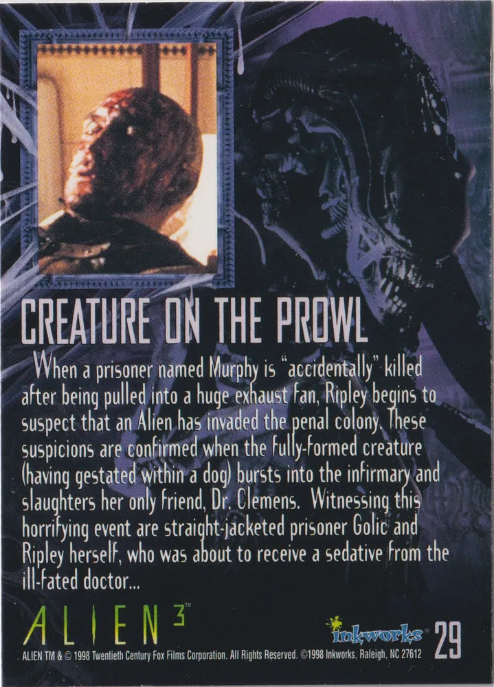 Alien Legacy: Creature on the Prowl - Card 29 view 2