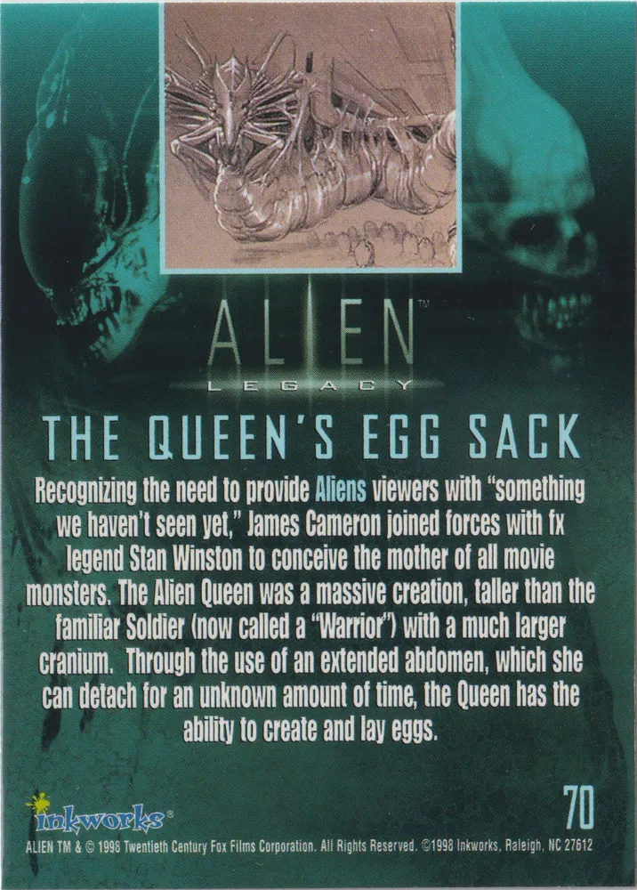 Alien Legacy: The Queens Egg Sack - Card 70 view 2