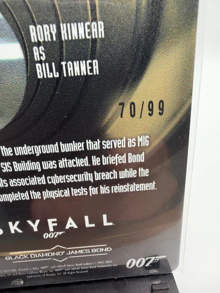 James Bond 007, Rory Kinnear as Bill Tanner: M-34 view 3