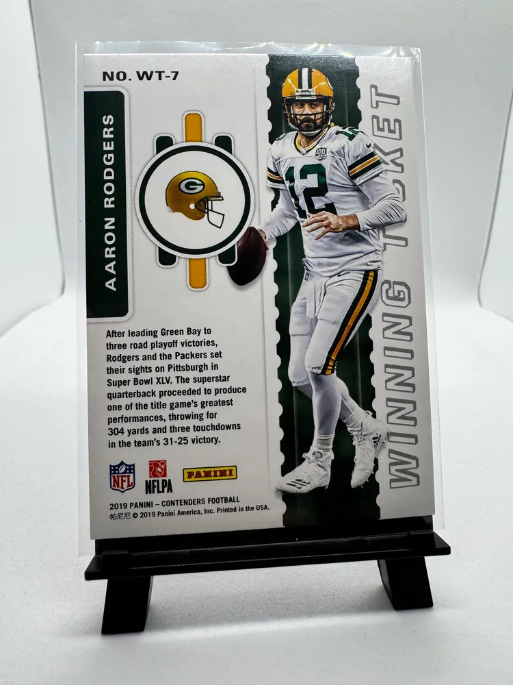 Sports Cards, Aaron Rodgers: WT-7 view 2
