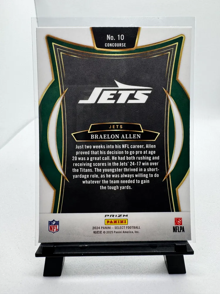 Sports Cards, Braelon Allen: 10 view 2