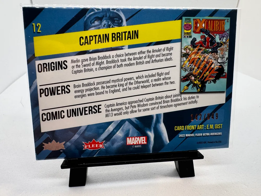 Marvel, Captain Britain (Brian Braddock): 12 view 2