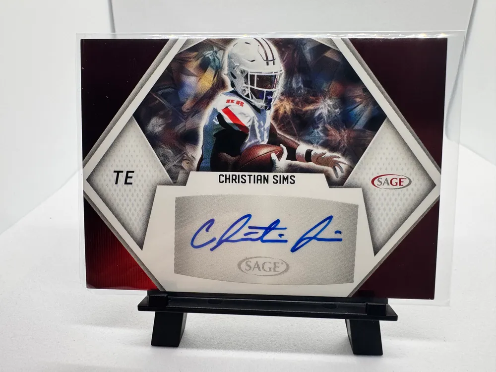 Sports Cards, Christian Sims: A-CS3