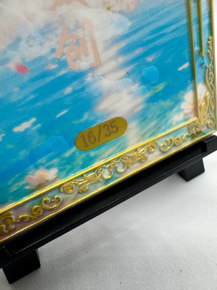 One Piece, One Piece girl (sheer kimono, city-lights art; pink hair): DR-001 view 4