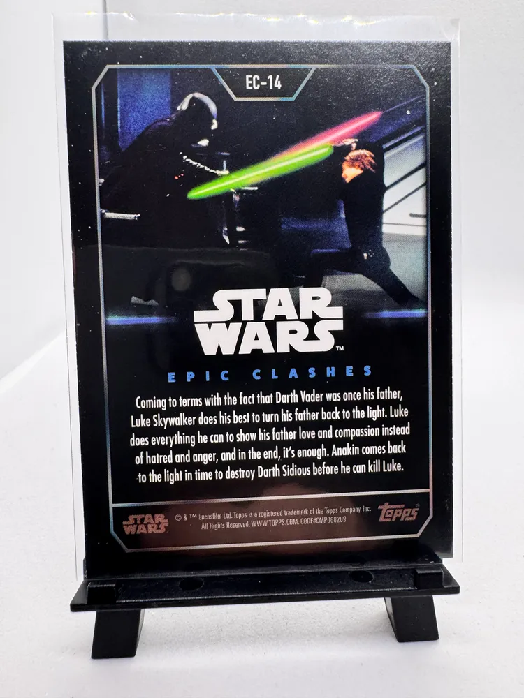 Star Wars, Luke Skywalker and Darth Vader: EC-14 view 2
