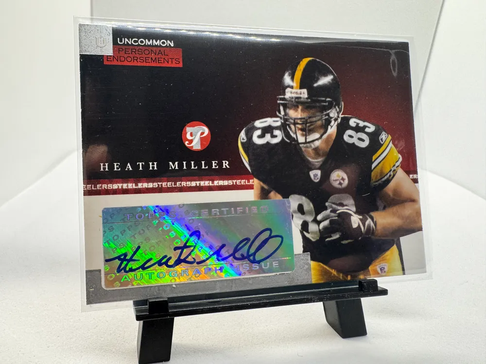 Sports Cards, Heath Miller: PEU-HM