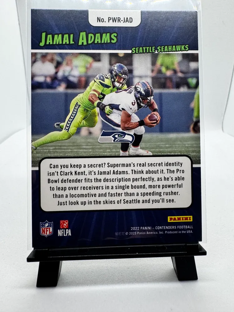 Sports Cards, Jamal Adams: PWR-JAD view 2