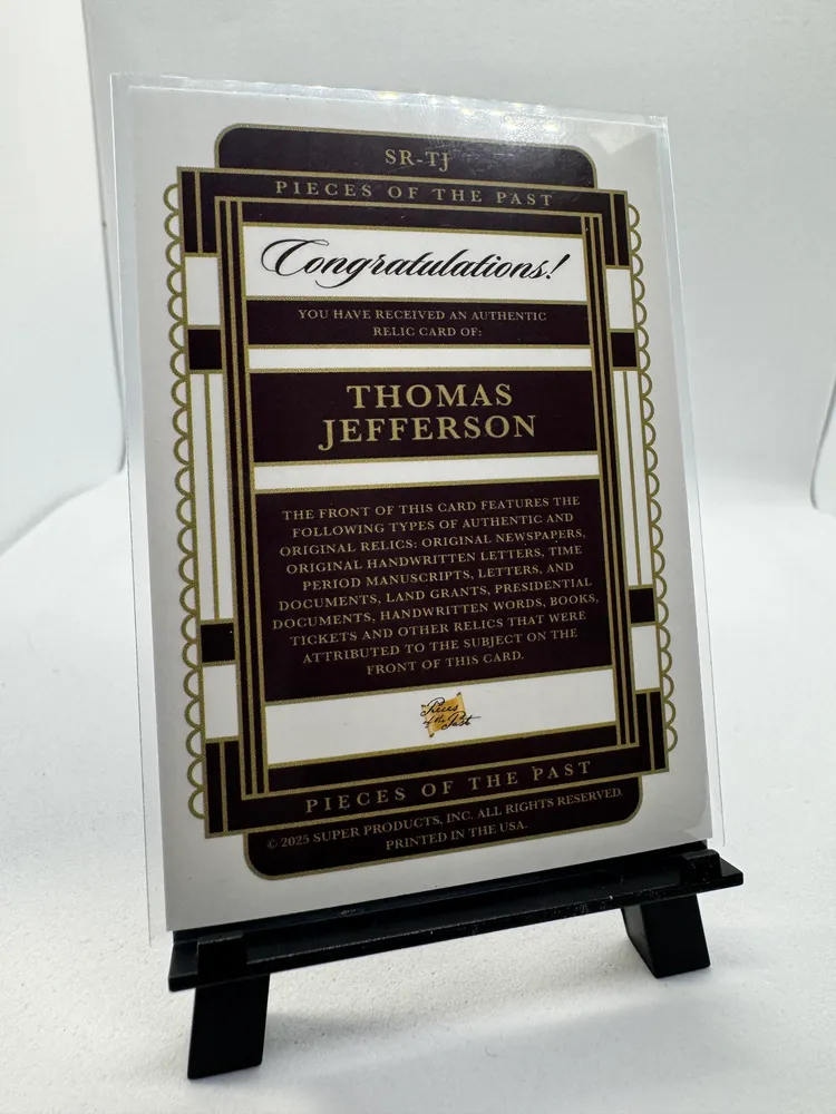 U.S. Presidents: SR-TJ view 3