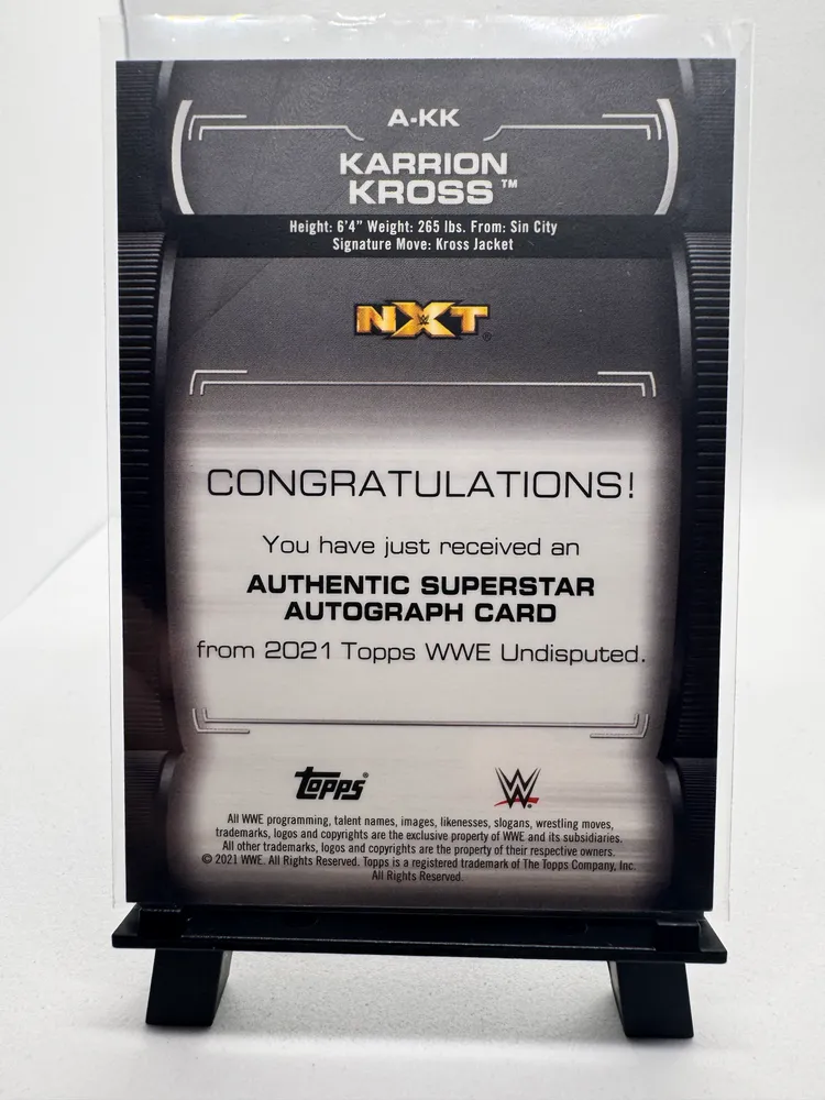 WWE, Karrion Kross: A-KK view 2