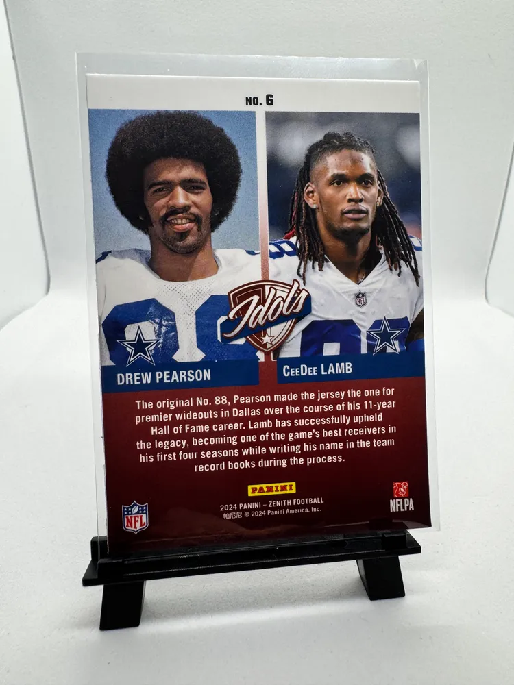 Sports Cards, CeeDee Lamb / Drew Pearson: 6 view 2