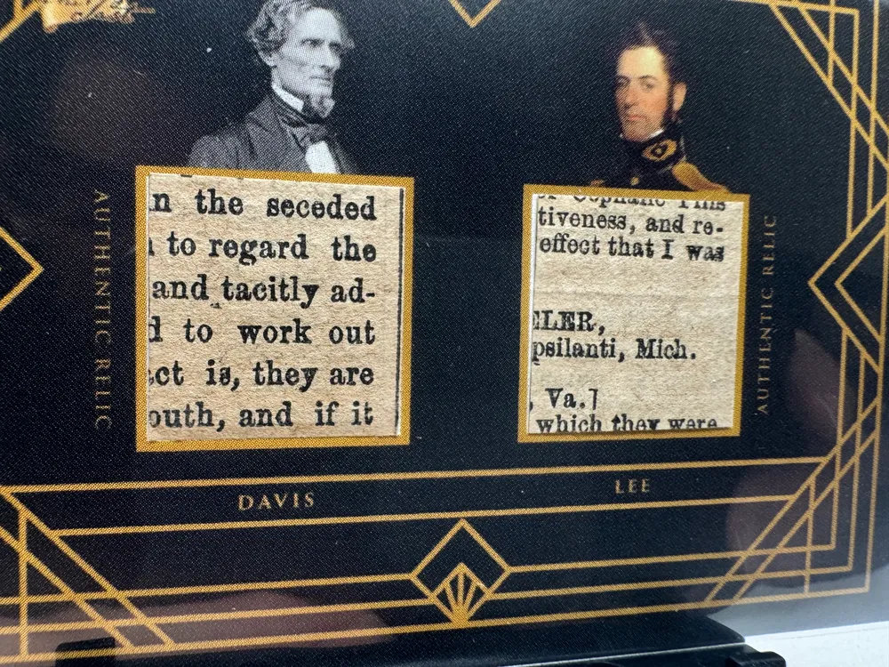 Pieces of the Past, Robert E. Lee, Jefferson Davis: 75 view 2