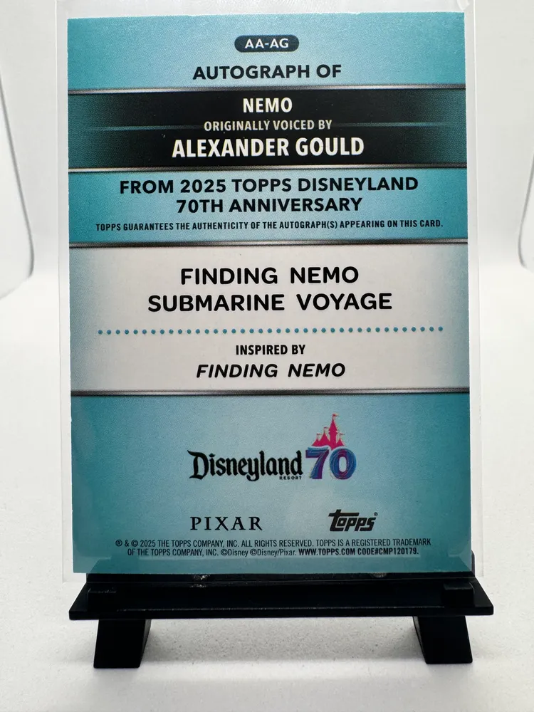Disney, Nemo (voiced by Alexander Gould): AA-AG view 3