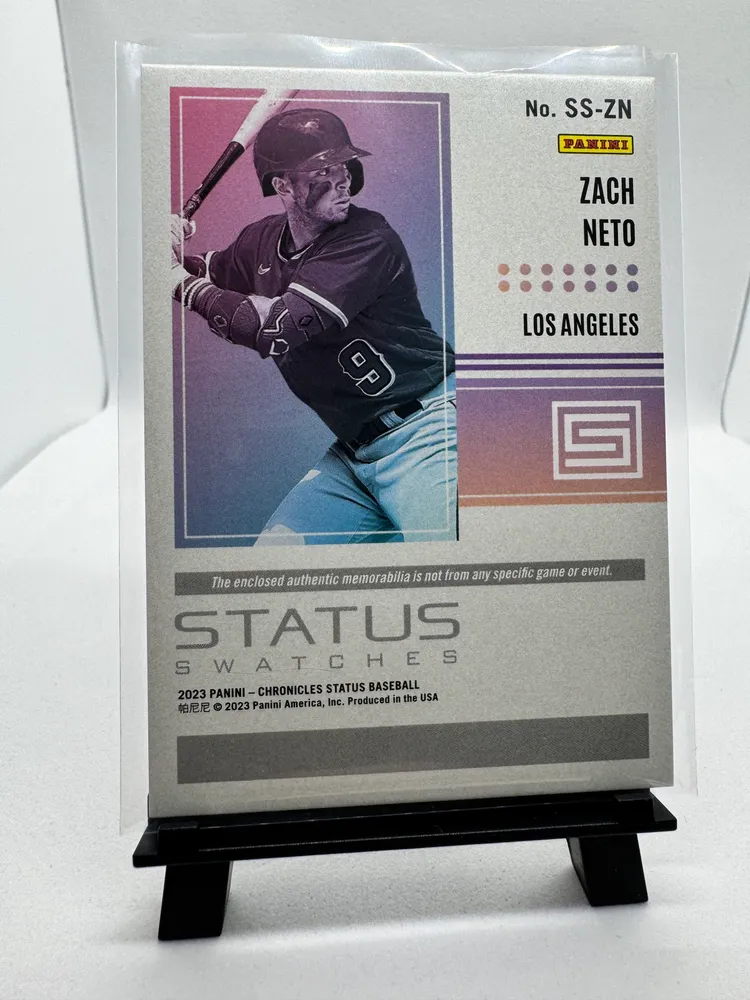 Sports Cards, Zach Neto: SS-ZN view 2