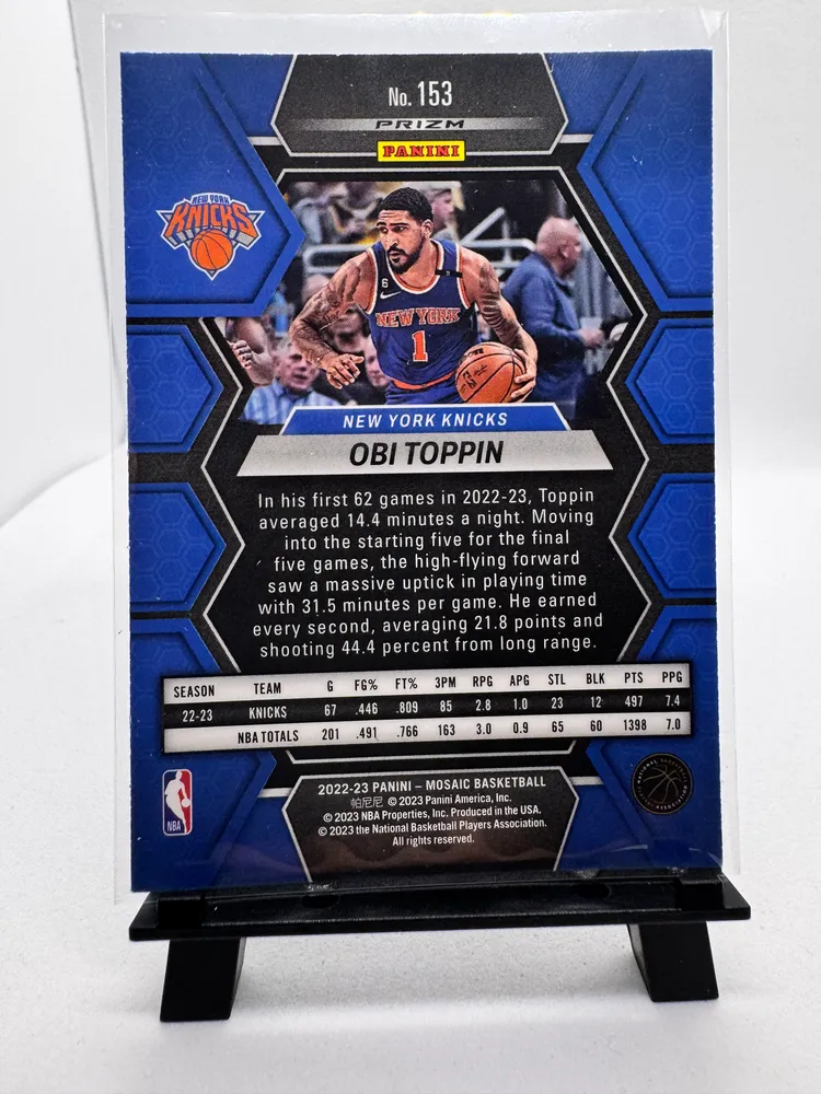 Sports Cards, Obi Toppin: 153 view 2