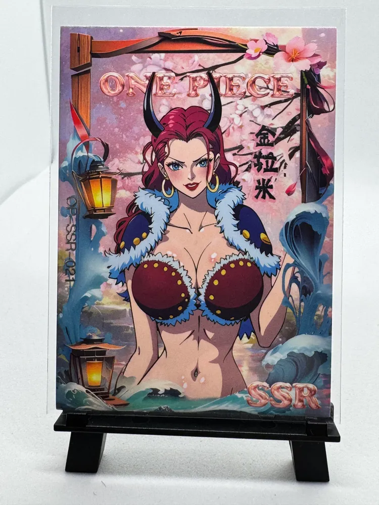 One Piece, Red-haired waifu (fur-trimmed bikini): OP-SSR-021