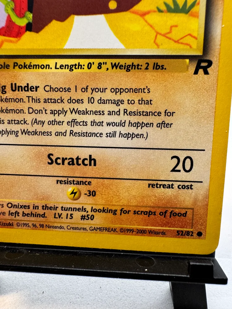 Pokemon, Diglett: 52/82 view 2