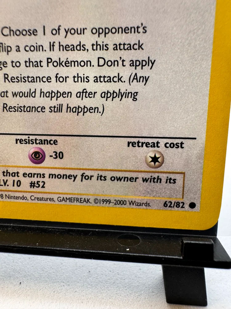 Pokemon, Meowth: 62/82 view 2