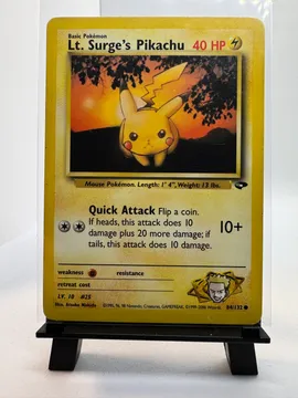 Pokemon, Pikachu: 84/132
