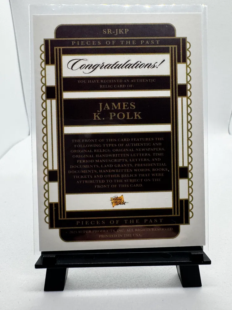 Historical, James K. Polk (11th US President): SR-JKP view 2
