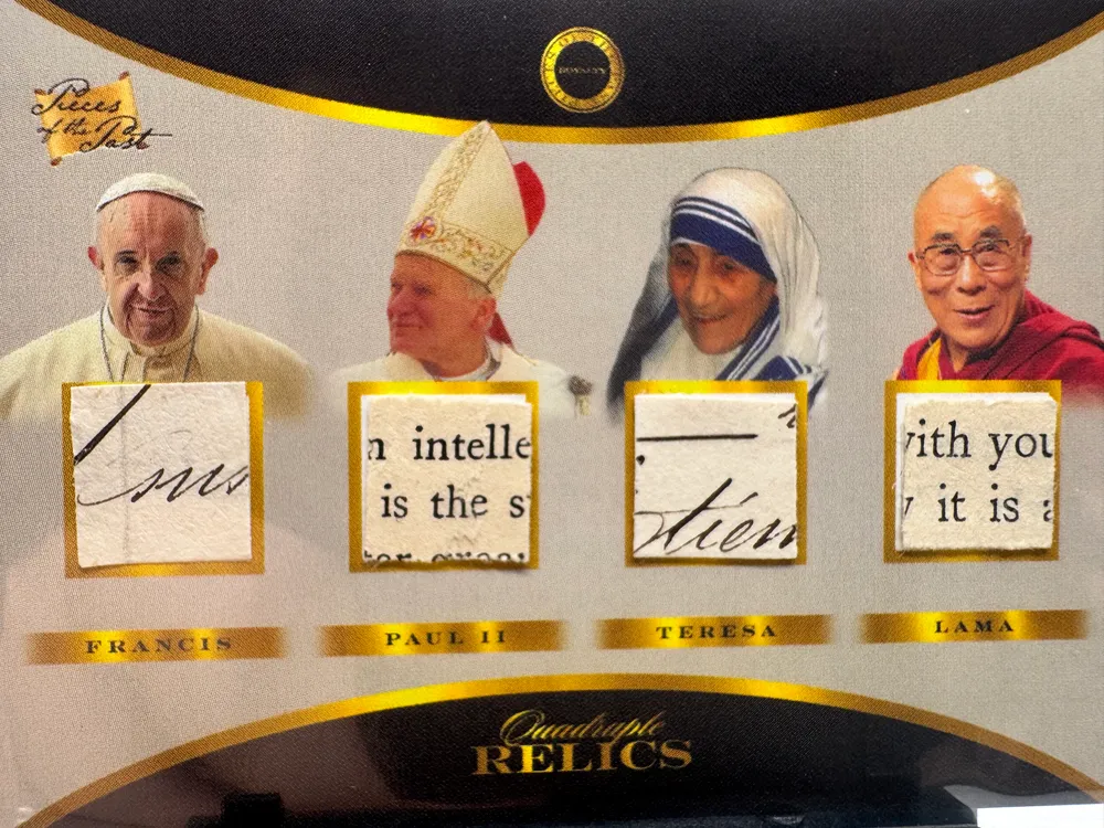 Pieces of the Past, Pope Francis, Pope John Paul II, Mother Teresa, Dalai Lama: 895 view 2