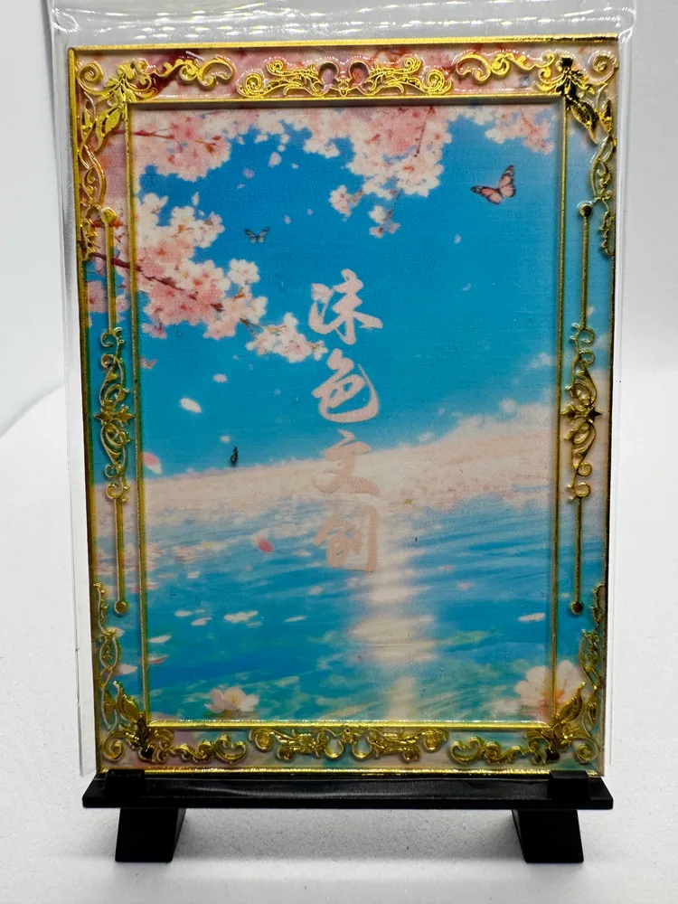 One Piece, One Piece girl (blue-floral yukata, tatami room; pink hair): QT-04 view 3