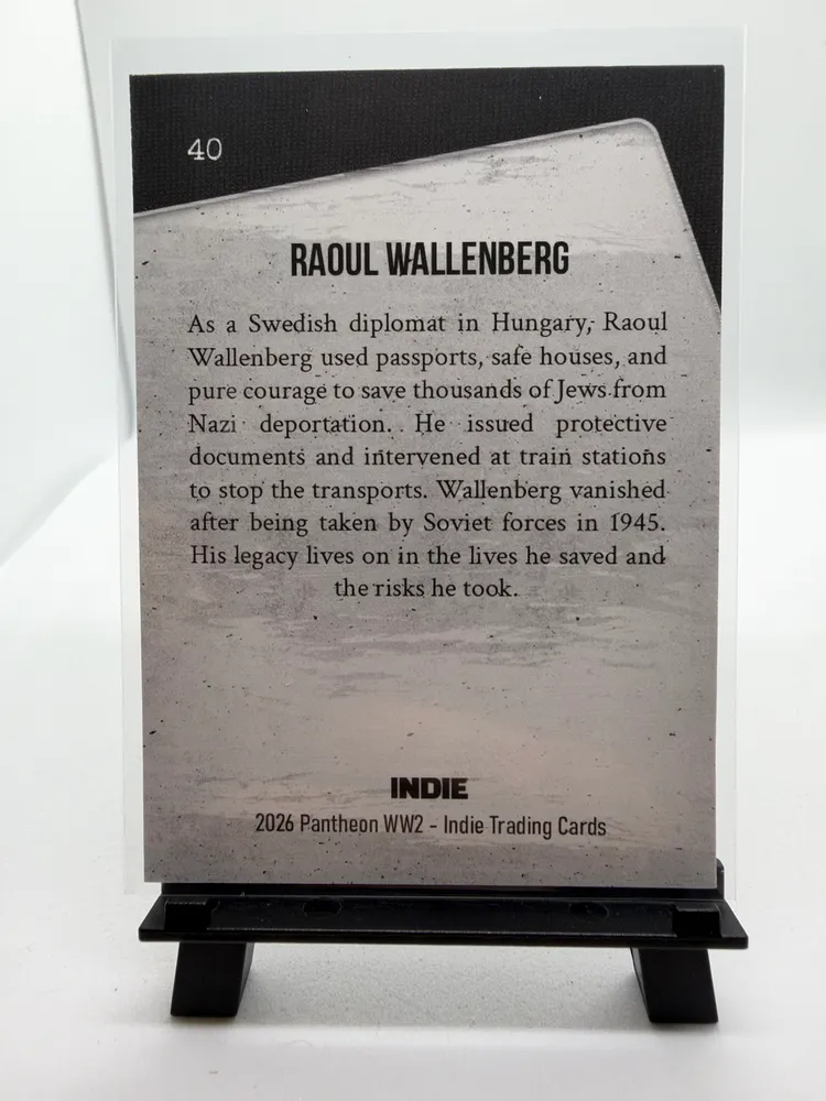 Indie Historic Series, Raoul Wallenberg: 40 view 2